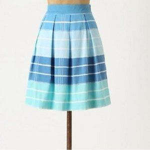 We Love Vera Blue Striped Women's Skirt